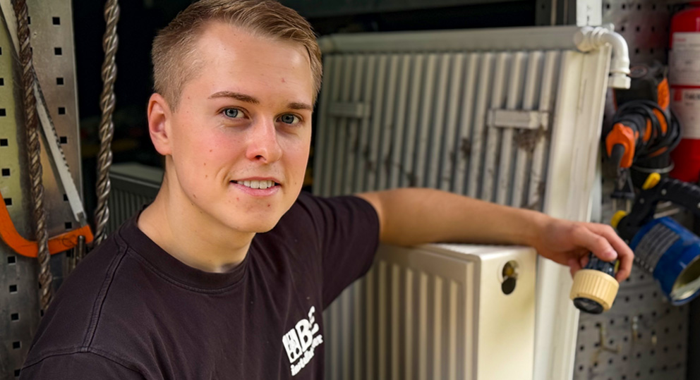 Vores ambitiøse VVS-lærling
